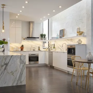 Modern kitchen and bathroom renovation project