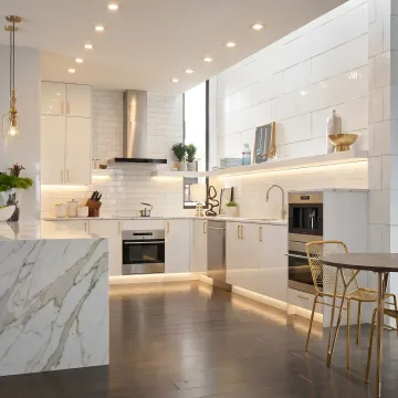Modern kitchen and bathroom renovation project