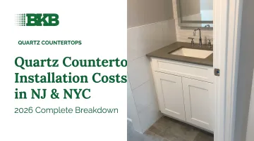 Quartz Countertop Installation Costs in NJ &amp; NYC: 2026 Complete Breakdown