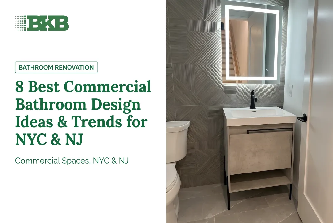 8 Best Commercial Bathroom Design Ideas & Trends for NYC & NJ