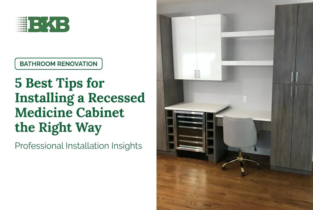 5 Best Tips for Installing a Recessed Medicine Cabinet the Right Way