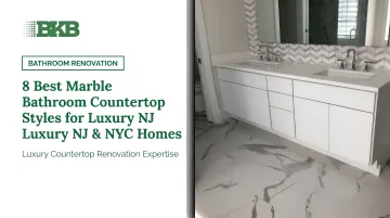 8 Best Marble Bathroom Countertop Styles for Luxury NJ &amp; NYC Homes