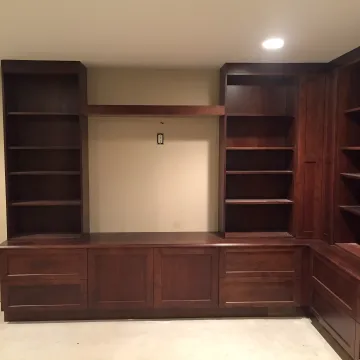 Designer planning a custom closet layout