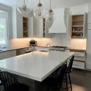 Modern slim shaker kitchen cabinets