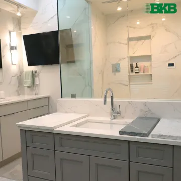 Bathroom vanity with sink options