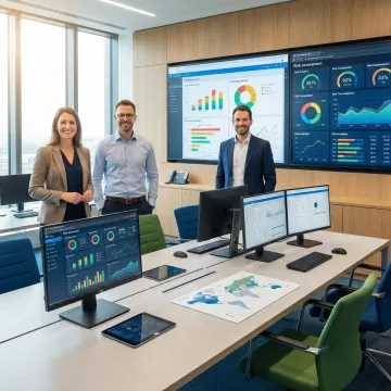 Emergency management professionals conducting comprehensive risk assessment analysis