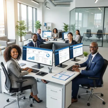 Compliance team reviewing incident reports and regulatory documentation on enterprise software platform