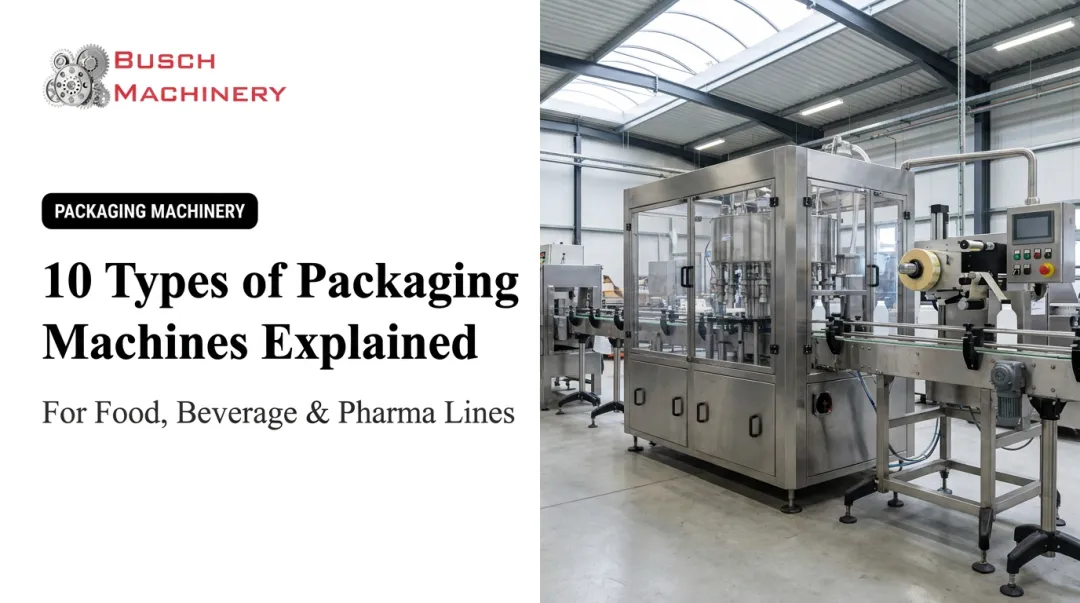 10 Types of Packaging Machines Explained