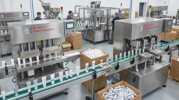Busch Machinery BM-series tube filling and sealing machines lineup