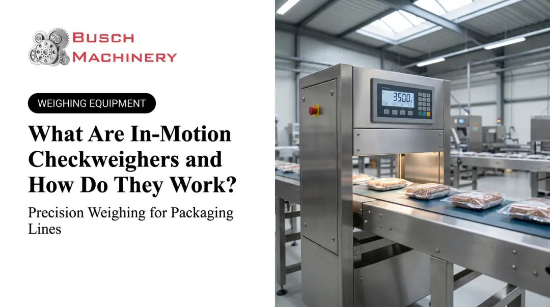 What Are In-Motion Checkweighers and How Do They Work?