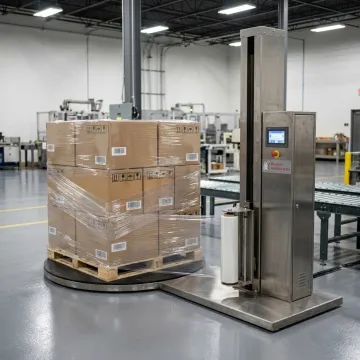 Industrial Manufacturing stretch wrapping