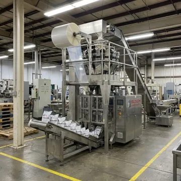 Automatic bagging equipment on production line