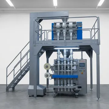Flexible packaging machinery forming stick packs