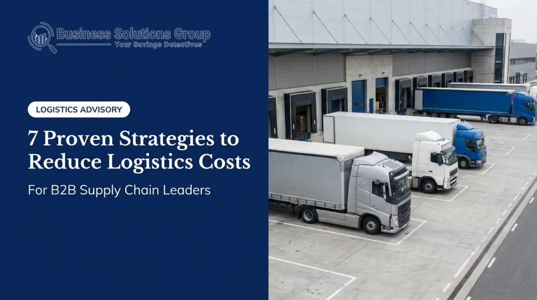 7 Proven Strategies to Reduce Logistics Costs