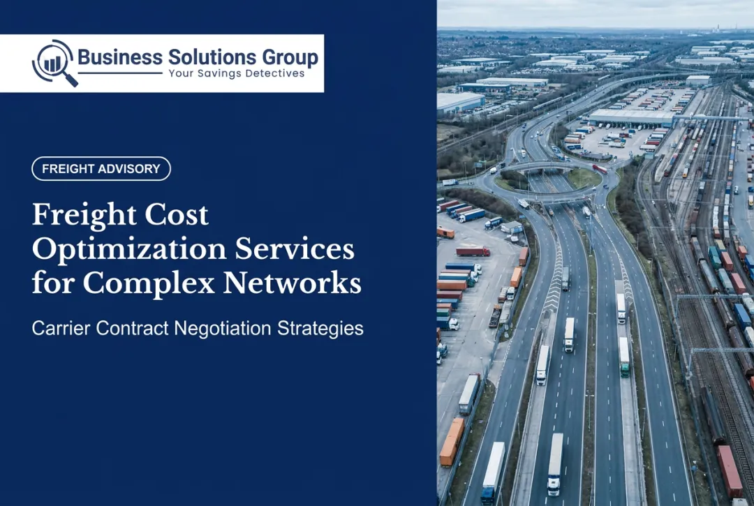 Freight Cost Optimization Services for Complex Networks