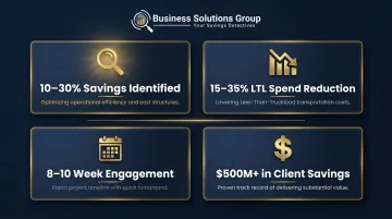 BSG carrier negotiation process outcomes four key results comparison infographic