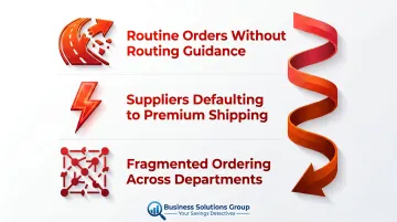 Three compounding inbound freight cost patterns in hospital supply chains