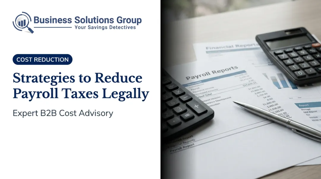 Strategies to Reduce Payroll Taxes Legally