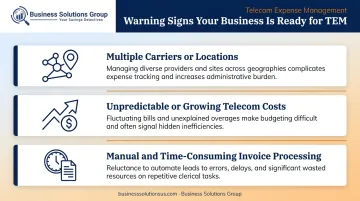 Three warning signs your business needs telecom expense management now