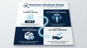 Advanced cold chain logistics four-component infrastructure breakdown for cell and gene therapies