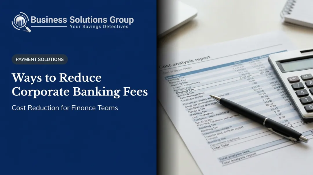 Ways to Reduce Corporate Banking Fees