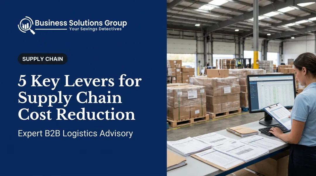 5 Key Levers for Supply Chain Cost Reduction