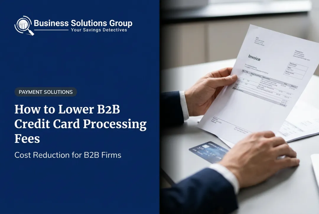 How to Lower B2B Credit Card Processing Fees