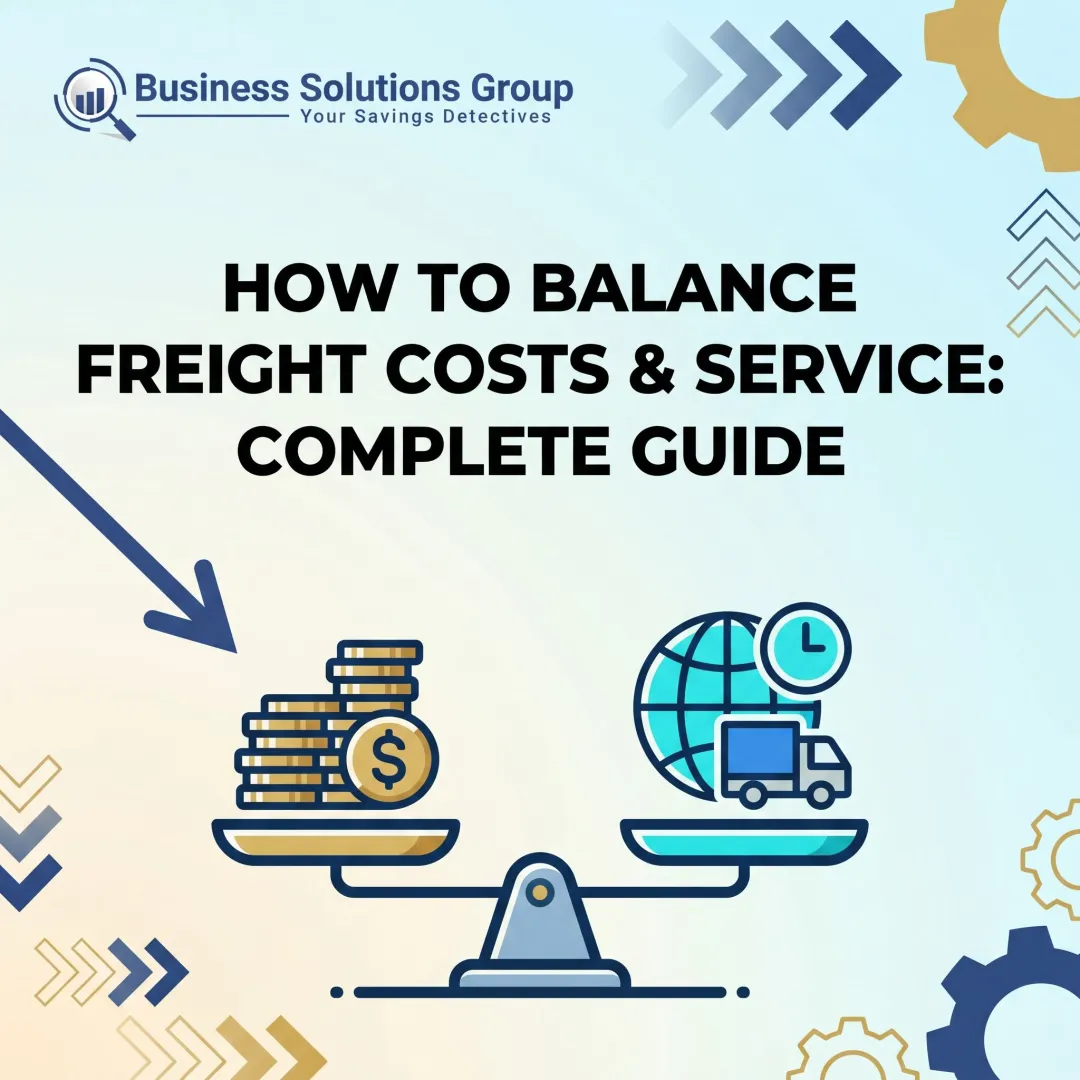 How to Balance Freight Costs & Service: Complete Guide