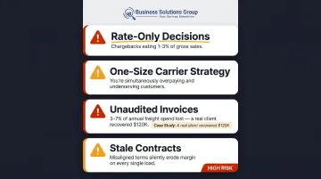 Four common freight strategy mistakes with financial impact and root cause breakdown