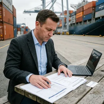 Ocean freight logistics planning and container shipping operations