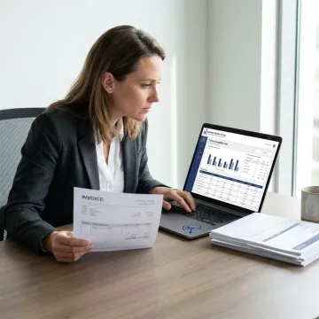 Telecom invoice review and expense analysis dashboard
