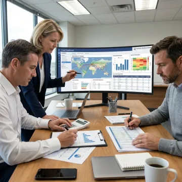 Managed freight operations dashboard and logistics planning