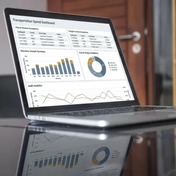 Freight billing audit dashboard