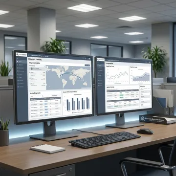 Freight analytics and logistics planning dashboard