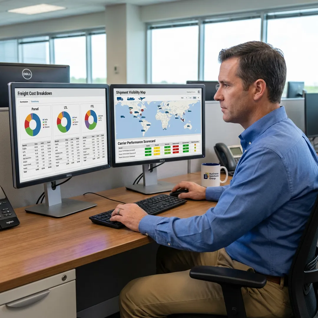 Freight analytics and transportation planning dashboard