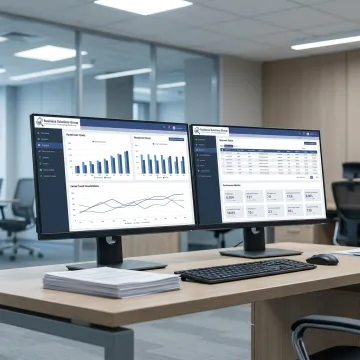 Shipping analytics dashboard for logistics performance