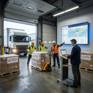 Expedited LTL freight shipment being coordinated