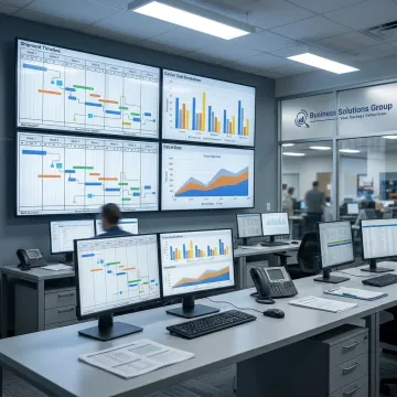 Shipping intelligence software dashboard for fulfillment operations