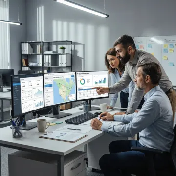 Logistics technology consulting dashboard review