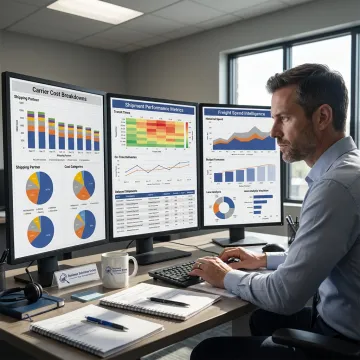 Freight and parcel analytics dashboard review