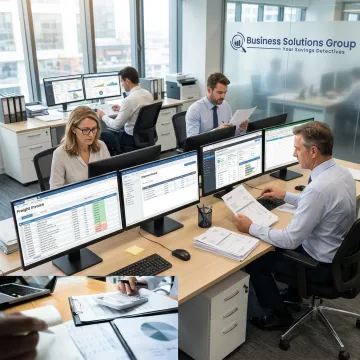 Freight invoice payment processing dashboard and logistics documents