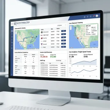 Automated LTL billing and routing software interface
