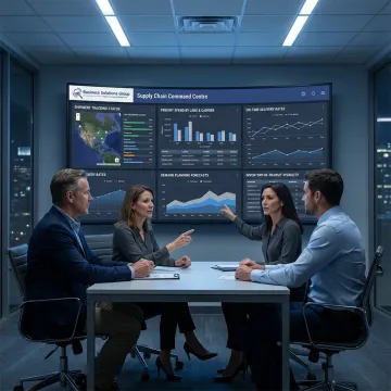 Logistics analytics dashboard and supply chain planning