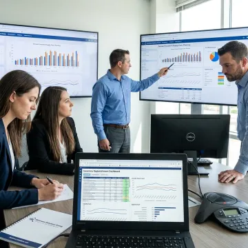 Supply chain planning dashboard and inventory analysis
