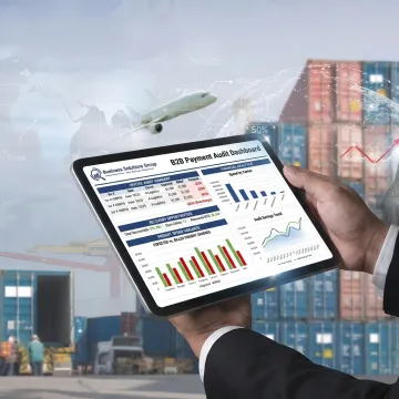 Payment audit dashboard showing cost recovery insights