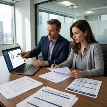 Consultants mapping telecom optimization steps