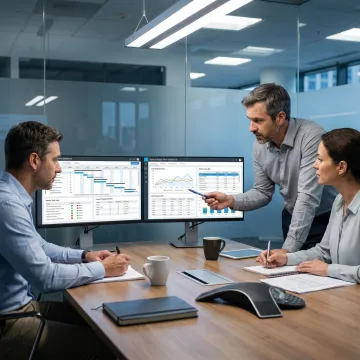 Telecom project management workflow review