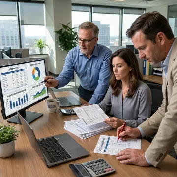 Transportation spend analytics dashboard