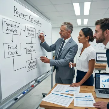 Payments consulting team mapping optimization steps