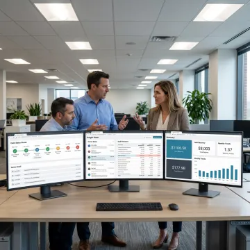 Logistics team tracking freight claim status